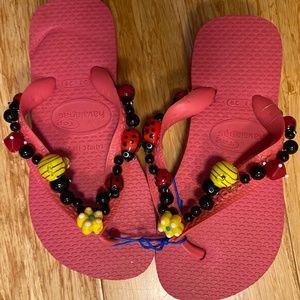 Decorated kid's havaianas kid's size 11